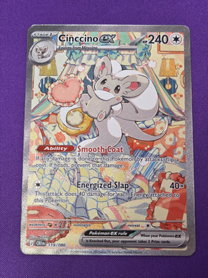 Cinccino ex - 119/086 (119) Special Illustration Rare Holofoil (Cabinet-NM)