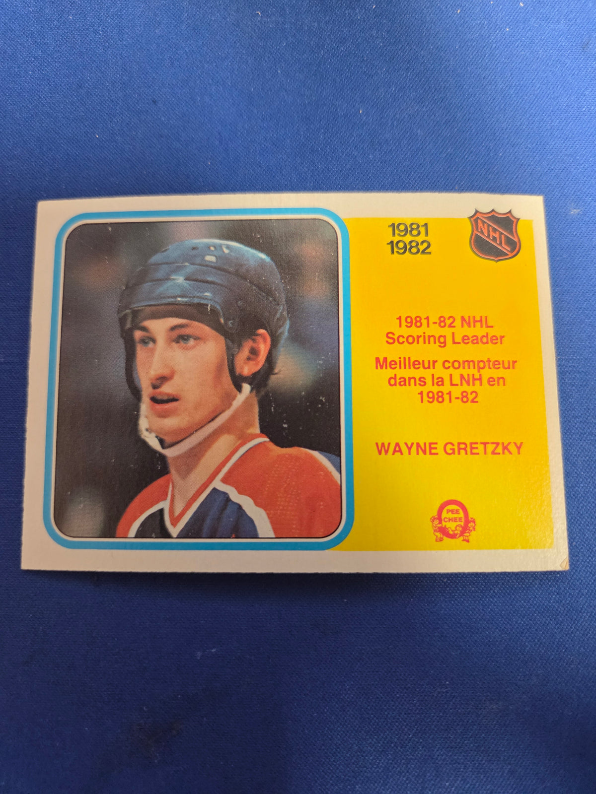 Wayne Gretzky 1981-1982 Scoring Leader #243 (cabinet-NM)