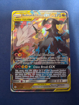 Reshiram & Zekrom GX (157)/236 Ultra Rare Holofoil (Cabinet-NM)