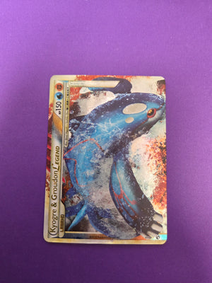 Lightly Played Kyogre & Groudon Legend (Top) 87/90 Holofoil (Cabinet-LP)