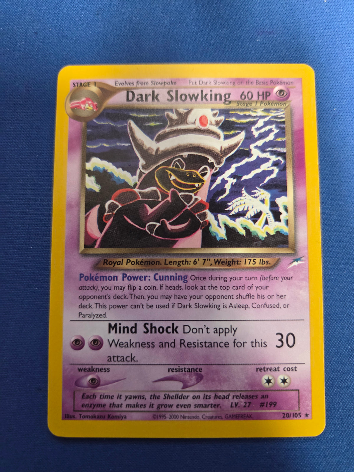 Lightly Played Dark Slowking (20)/105 Neo Destiny Rare Unlimited (Cabinet-LP)