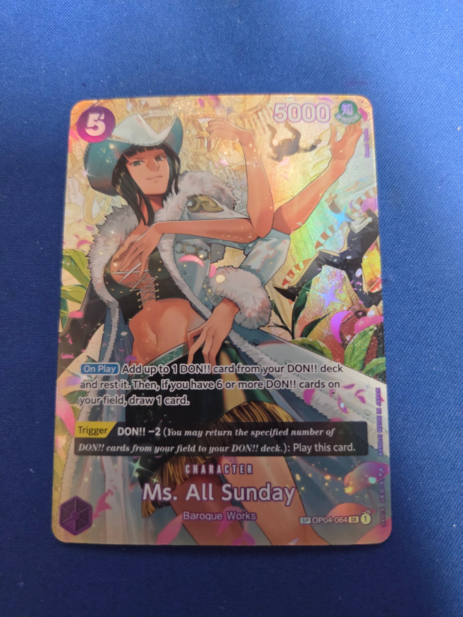 Ms. All Sunday (SP) (OP04-064) - Wings of the Captain Foil (Cabinet-NM)