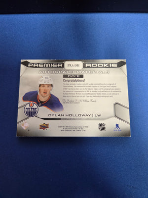 Dylan Holloway #PRA-DH 14/15 Autograph Materials Rookie Auto Patch (Cabinet-NM)
