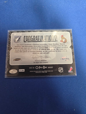 Quad jerseys Vincent Lecavlier Teemu selanne Dany Heatley Alexander Ovechkin #qm-slho (cabinet-NM)