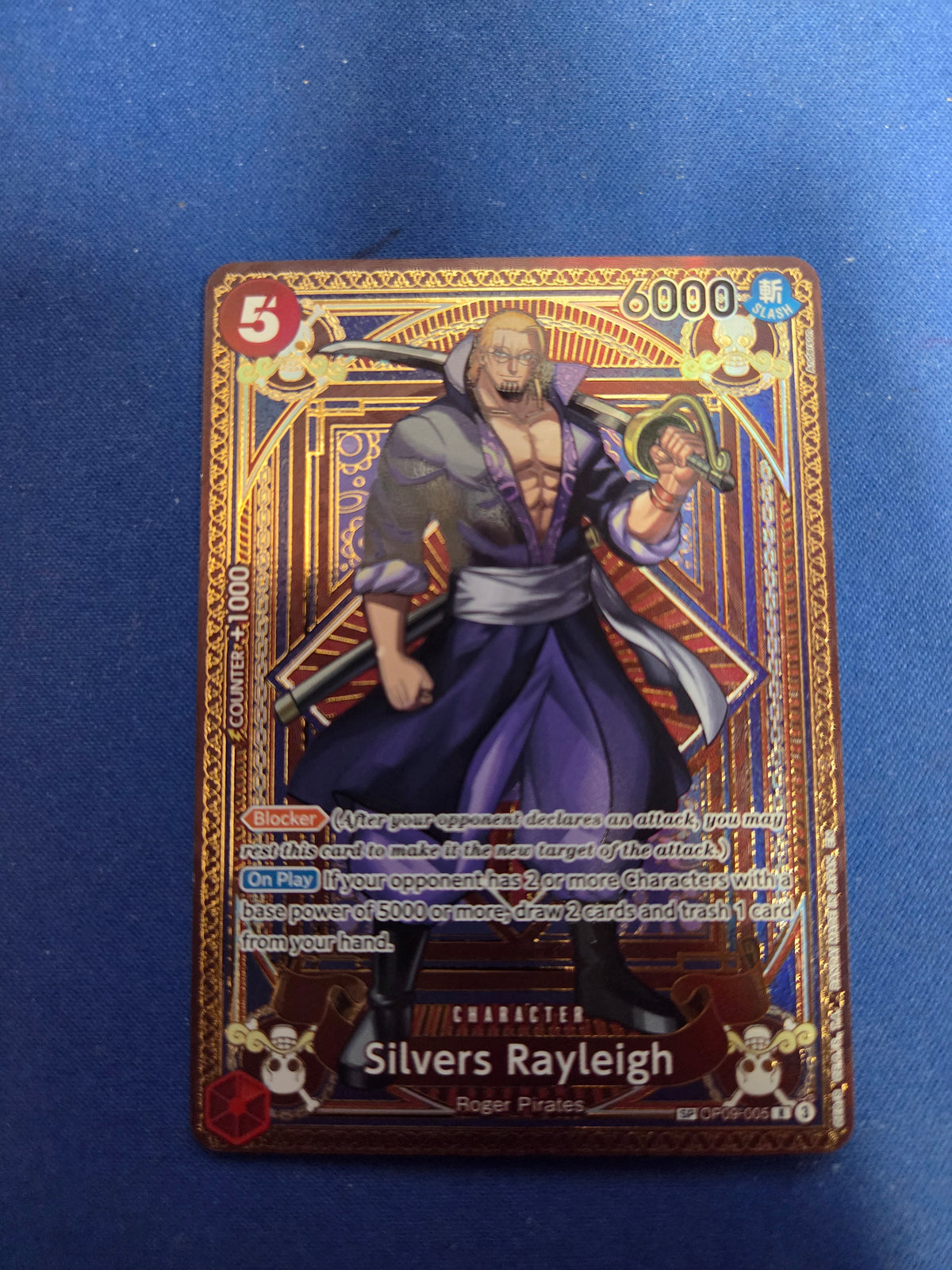 Silvers Rayleigh (SP) (OP09-005) - A Fist of Divine Speed Foil (Cabinet-NM)