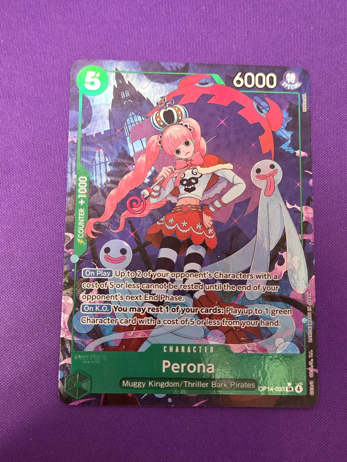 Perona (Alternate Art) (OP14-033) - The Azure Sea's Seven Foil (Cabinet-NM)