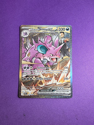 Team Rocket's Nidoking ex - 233/182 Special Illustration Rare Holofoil (Cabinet-NM)