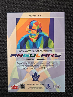 William Nylander #ANG-11 2025 Fleer Ultra Angulars (Cabinet-NM)