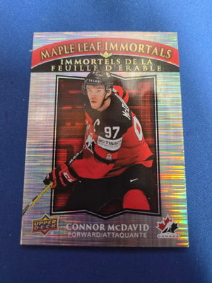 Connor Mcdavid #ML-5 Maple Leaf Immortals (cabinet-NM)