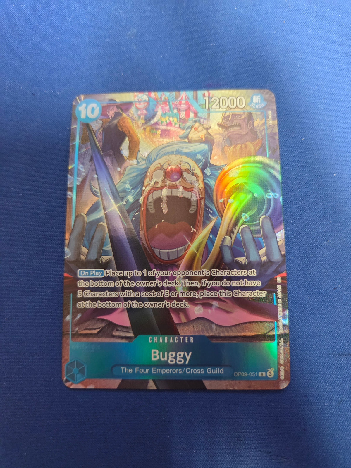 Buggy (051) (English Version 2nd Anniversary Set) (OP09-051) - One Piece Promotion Cards Foil (Cabinet-NM)