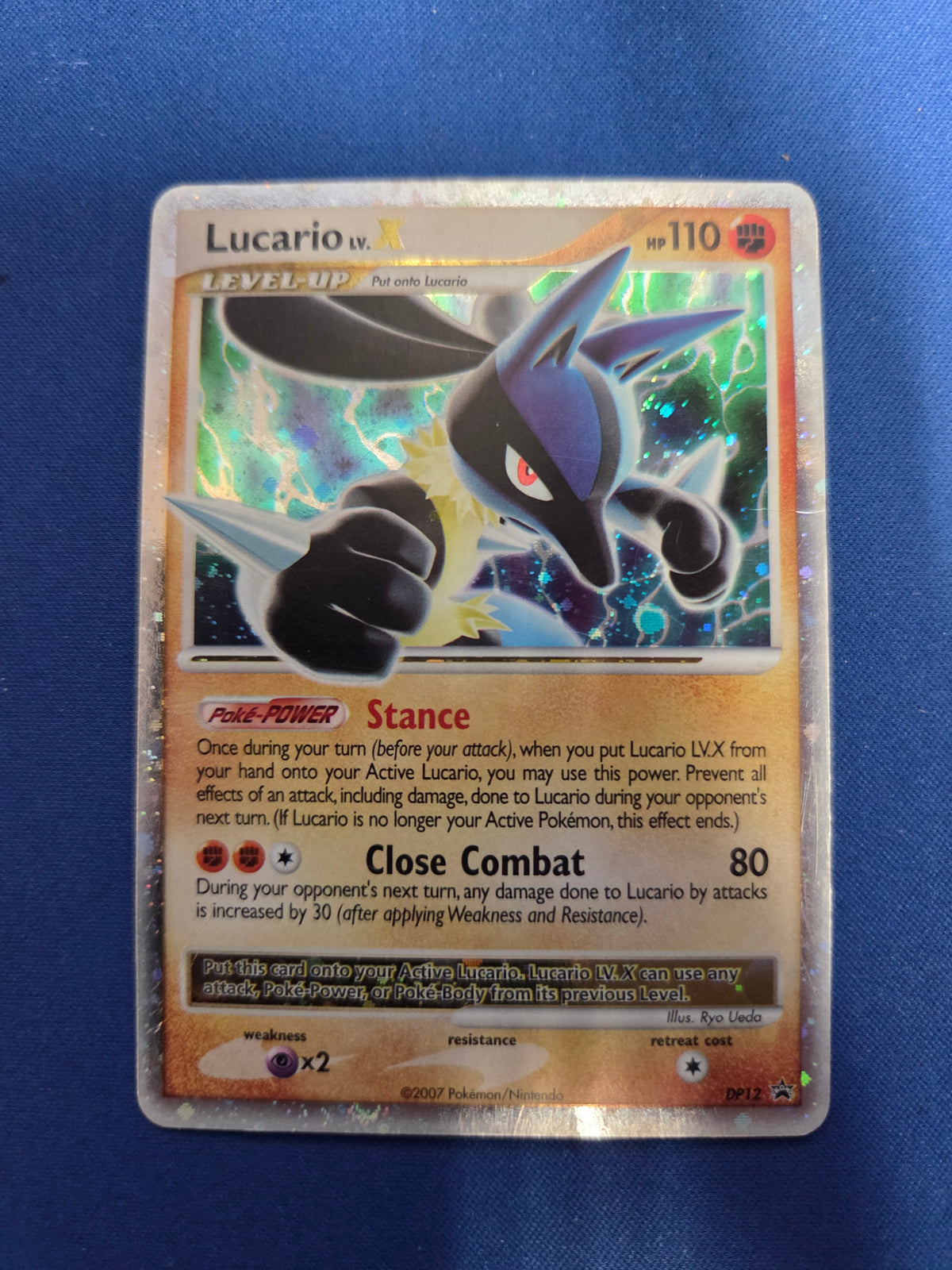 Moderately Lucario LV.X - DP12 (DP12)/56 Promo Holofoil (Cabinet-MP)