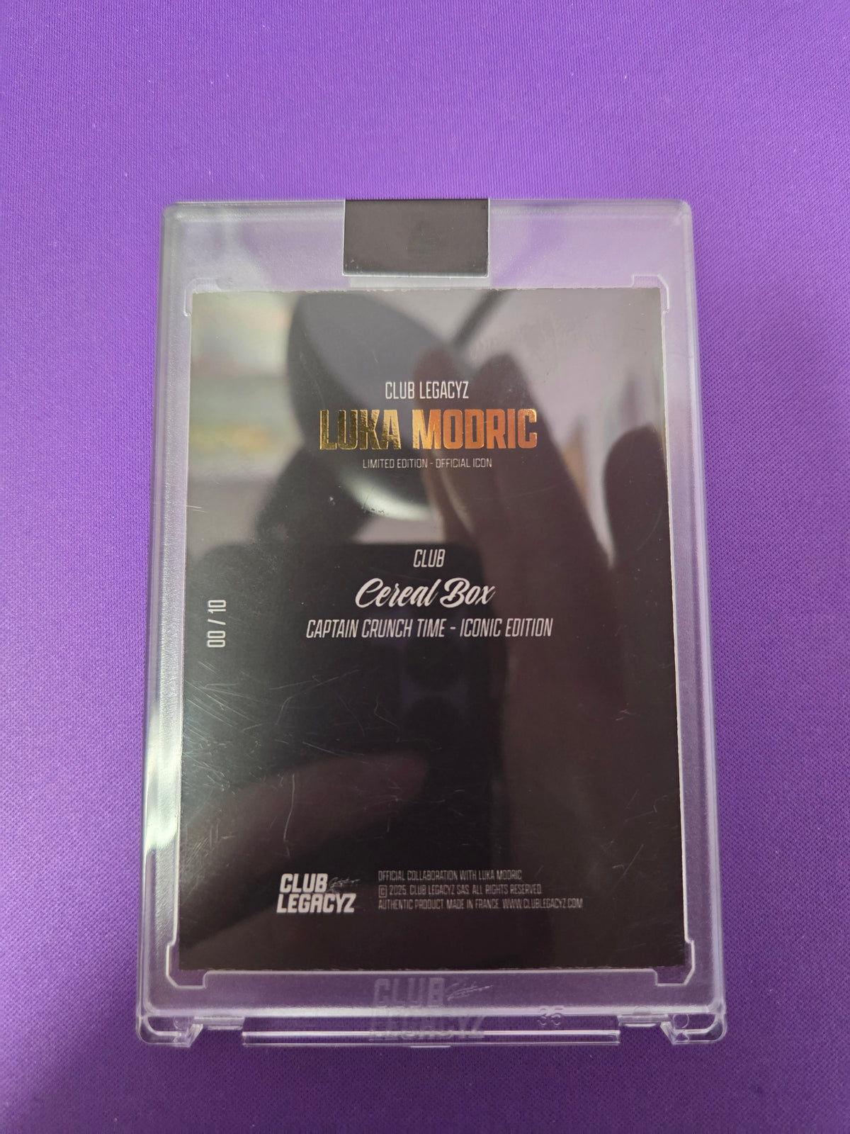 Luka Modric 0/10 Club Legacyz Captain Crunch Time Iconic Edition