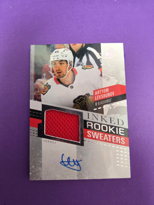 artyom levshunov inked rookie sweaters /99 Auto