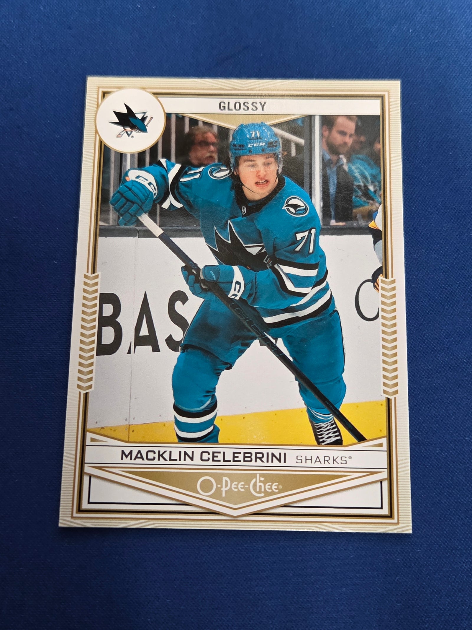 Macklin Celebrini Rookie #OPC-34 2024 Upper Deck O-Pee-Chee Glossy (cabinet-NM)