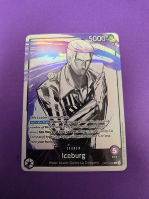 Iceburg (Alternate Art) (OP03-058) - Pillars of Strength Foil (Cabinet-NM)