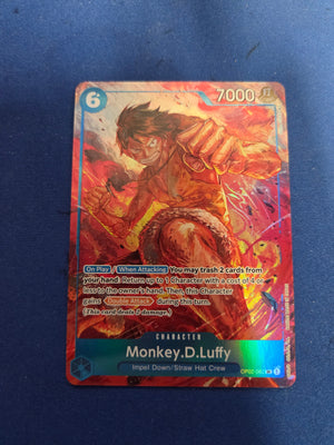 Monkey.D.Luffy (Alternate Art) (OP02-062) - Paramount War Foil (Cabinet-NM)