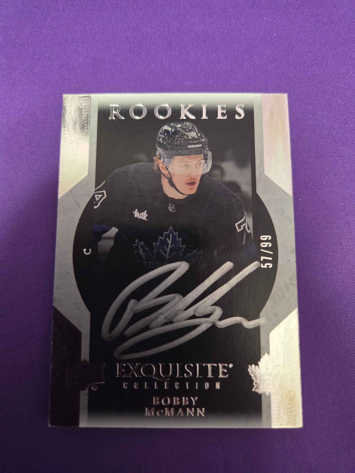 Bobby McMann #r48 auto exquisite collection