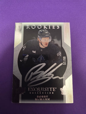 Bobby McMann #r48 auto exquisite collection