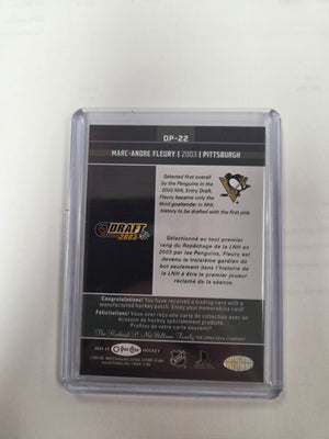 Marc-Andre Fleury O-Pee-Chee draft patch 2003 #DP-22 (cabinet-NM)