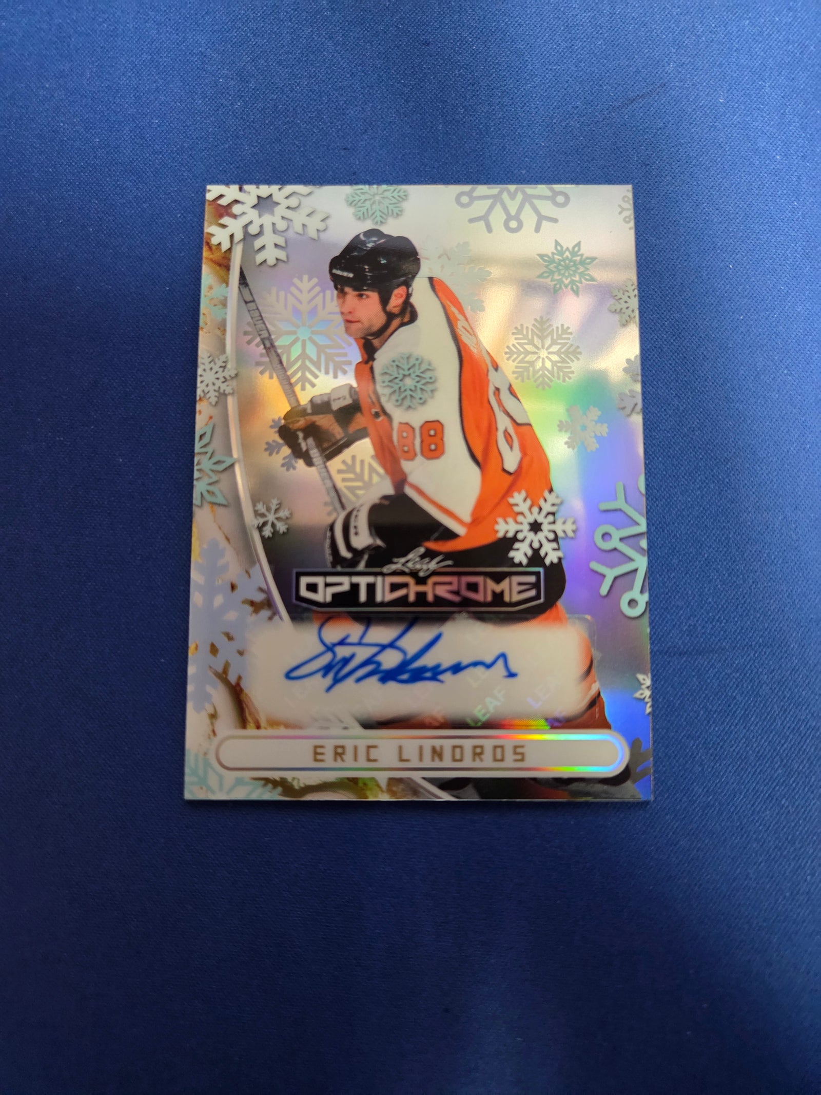 Eric Lindros SD-ELI 6/10 Leaf Optichrome Auto (Cabinet-NM)