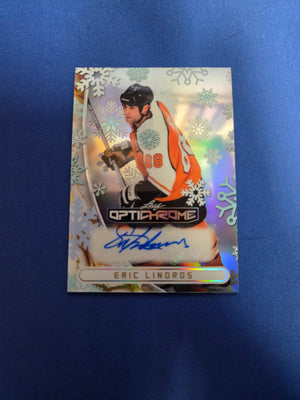 Eric Lindros SD-ELI 6/10 Leaf Optichrome Auto (Cabinet-NM)
