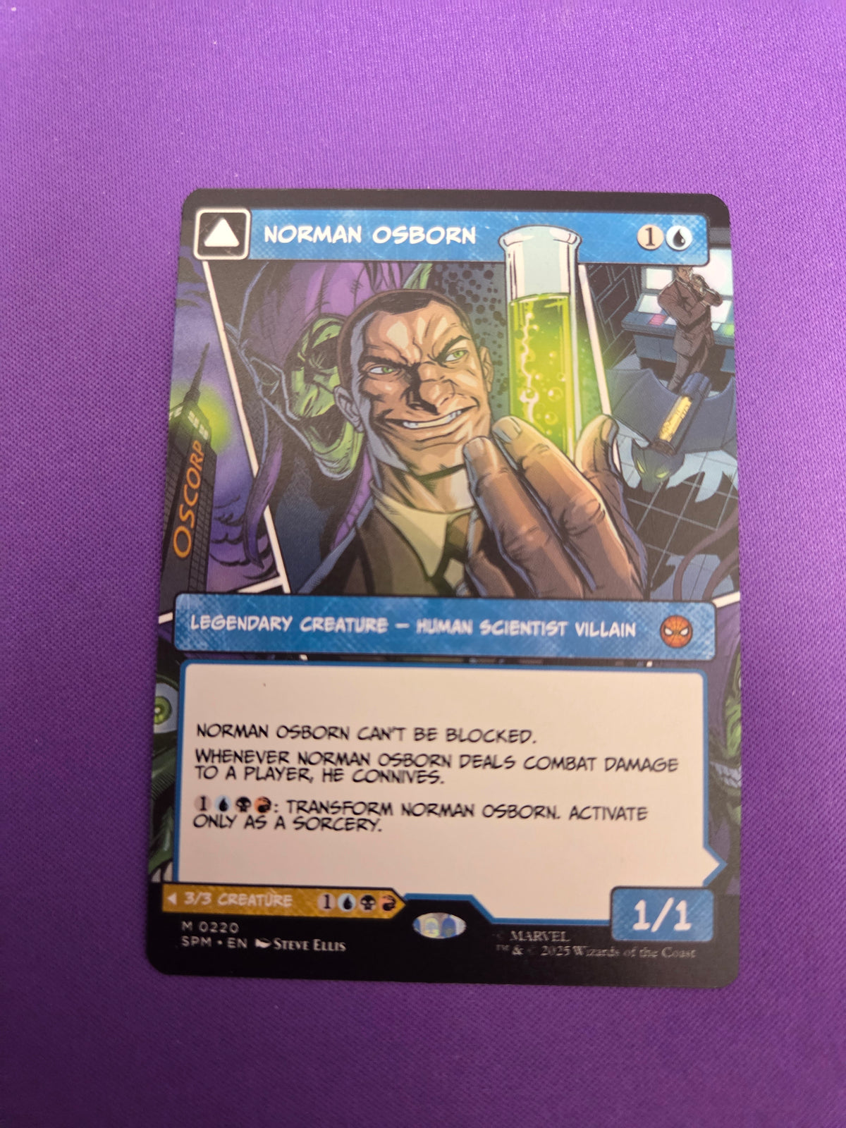 Norman Osborn (Borderless) (SPM-220) - Marvel's Spider-Man (Cabinet-NM)