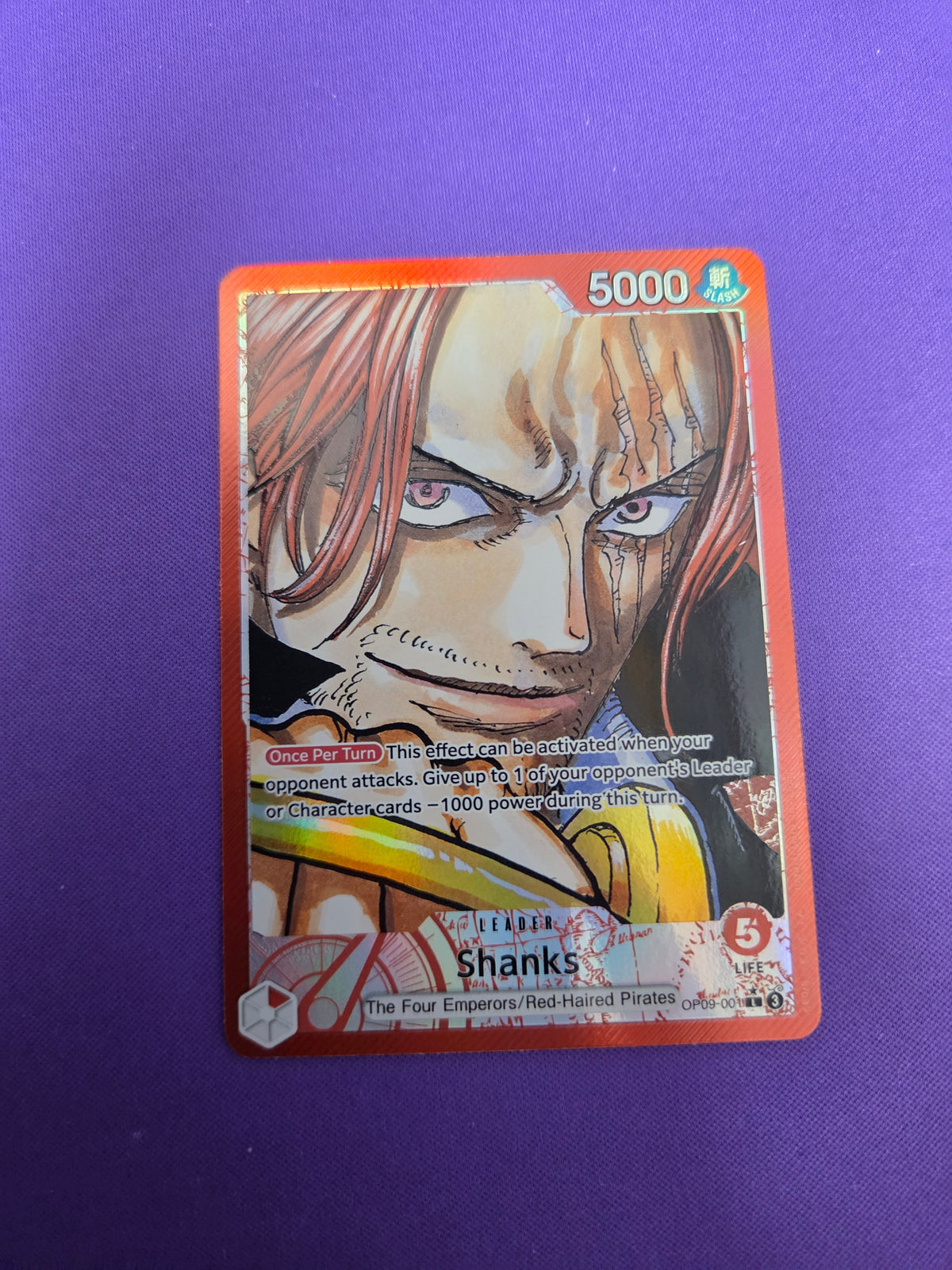 Shanks (001) (Parallel) (OP09-001) - Emperors in the New World Foil (Cabinet-NM)