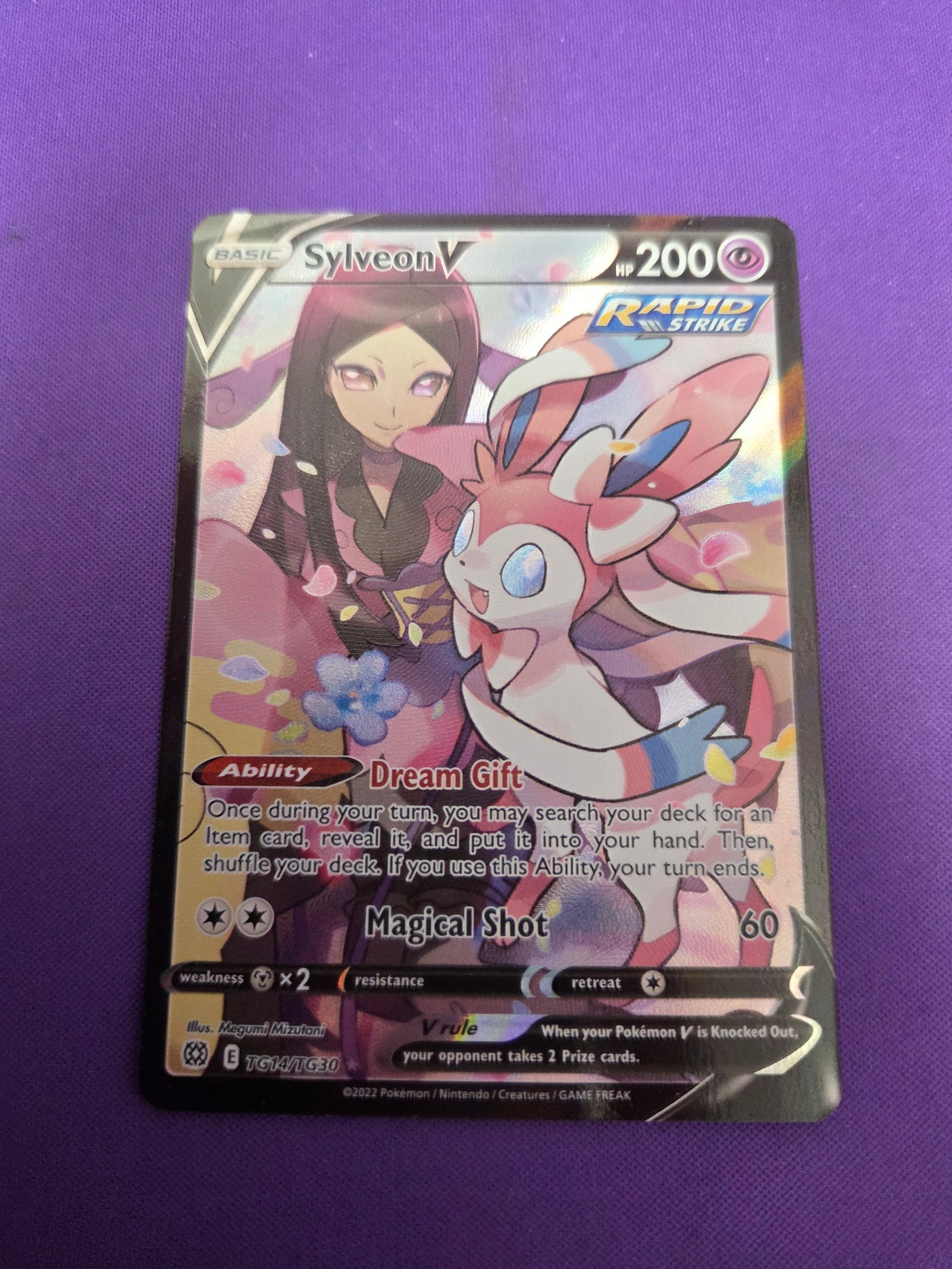 Sylveon V (TG14)/30 Ultra Rare Holofoil (Cabinet-NM)