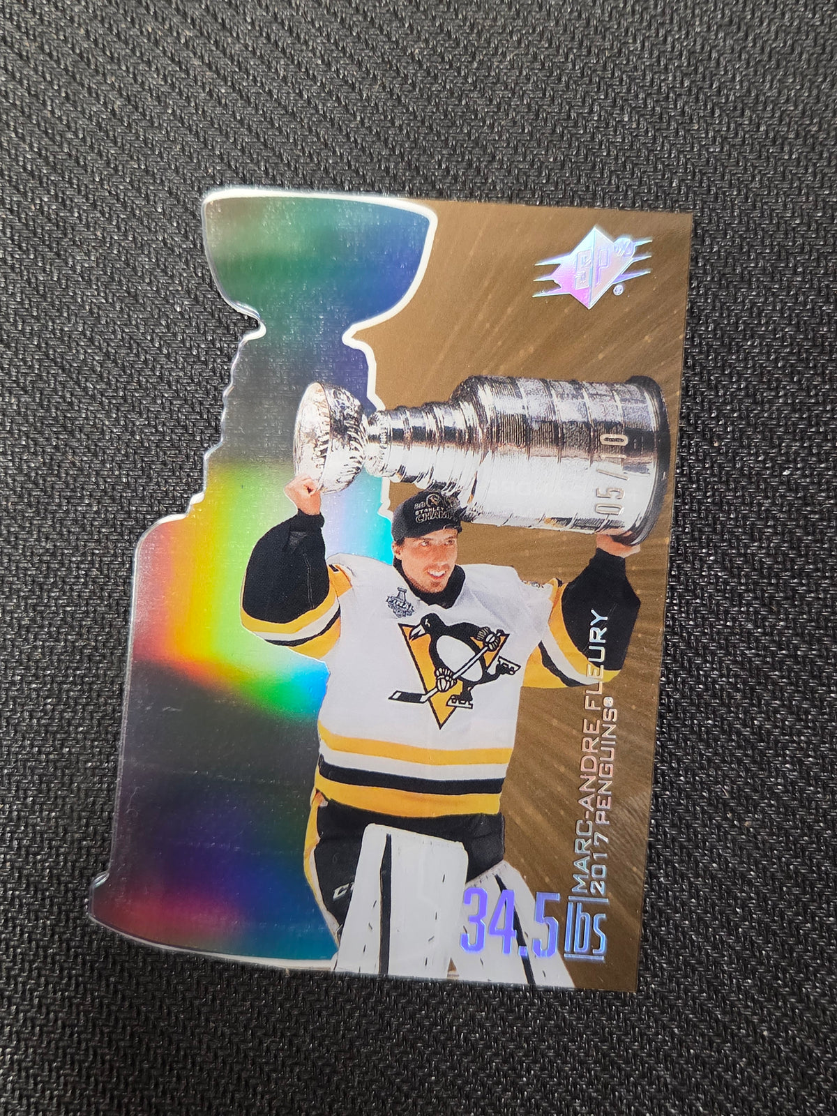 Marc-Andre Fleury 5/10 [Gold] #SC-2 2025 SPx 34.5 LBs (Cabinet-NM)