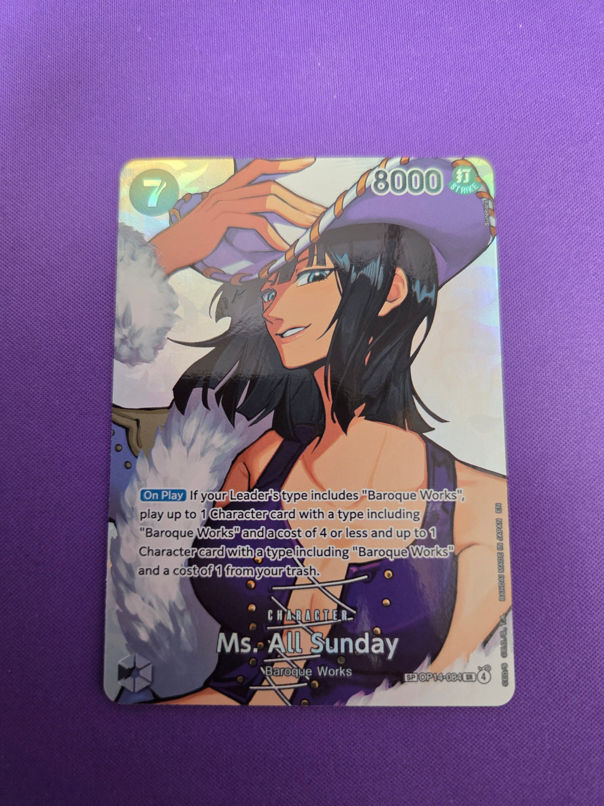 Ms. All Sunday (SP) (OP14-084) - The Time of Battle Foil (Cabinet-NM)