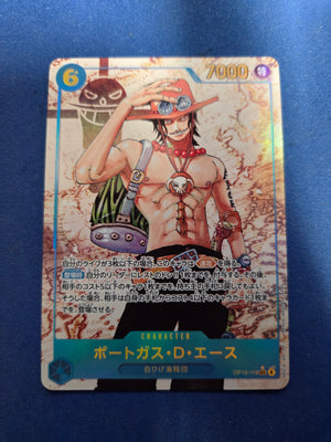 Portgas.D.Ace [Alternate Art] OP13-119 One Piece Japanese Carrying on His Will Near Mint (Cabinet-NM)
