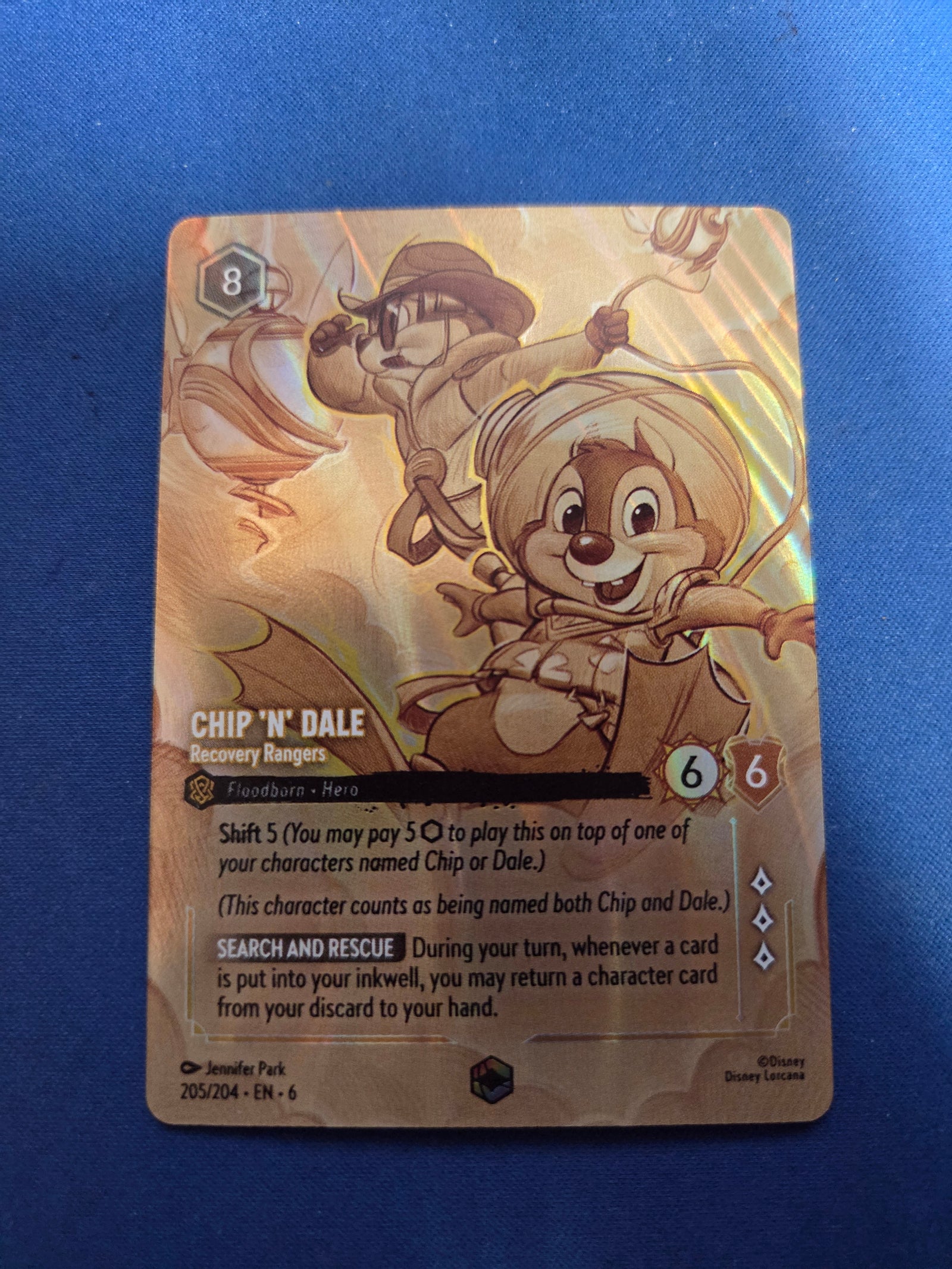 Chip 'n' Dale - Recovery Rangers (Enchanted) Azurite Sea (Cabinet-NM)