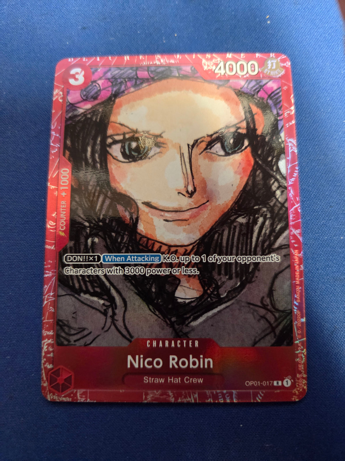 Nico Robin (Premium Card Collection -ONE PIECE FILM RED Edition-) (OP01-017) - One Piece Promotion Cards Foil (Cabinet-NM)