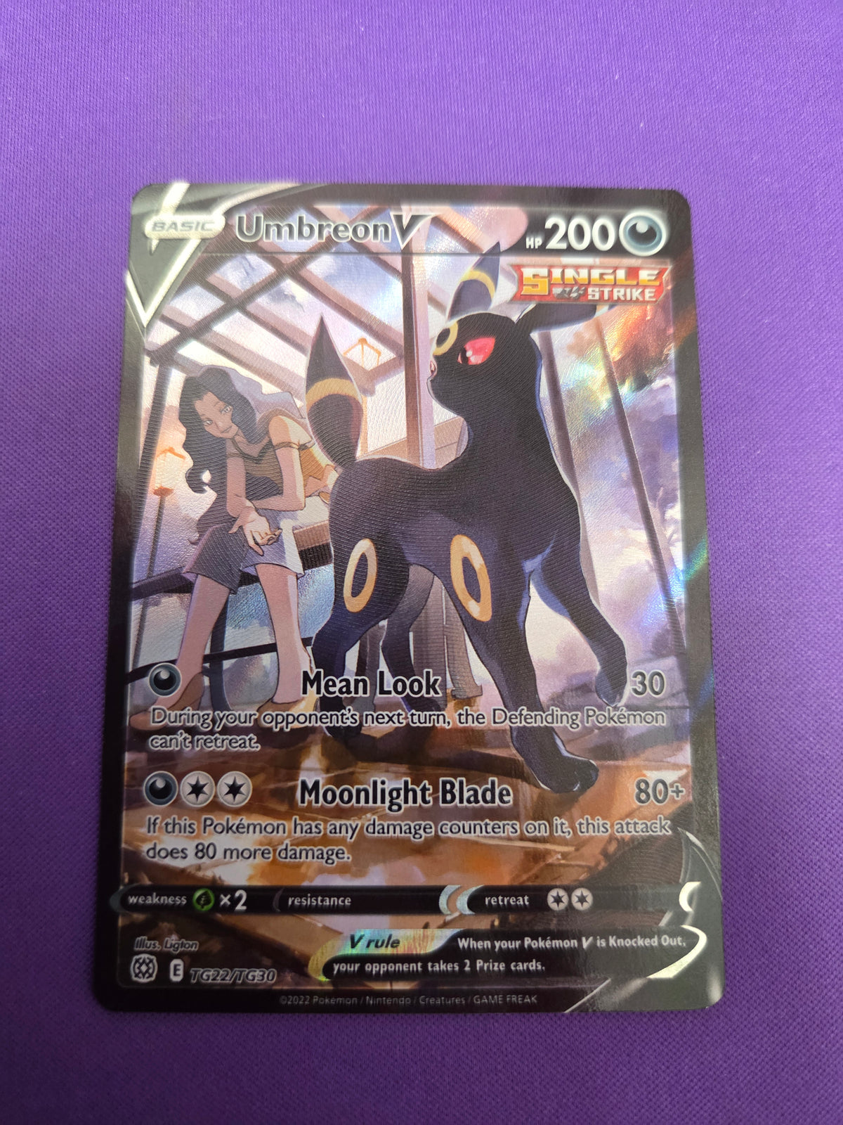Umbreon V (TG22)/30 Ultra Rare Holofoil (Cabinet-NM)