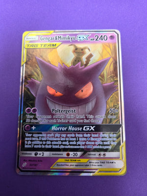 Gengar & Mimikyu GX (53)/181 Ultra Rare Holofoil (Cabinet-NM)