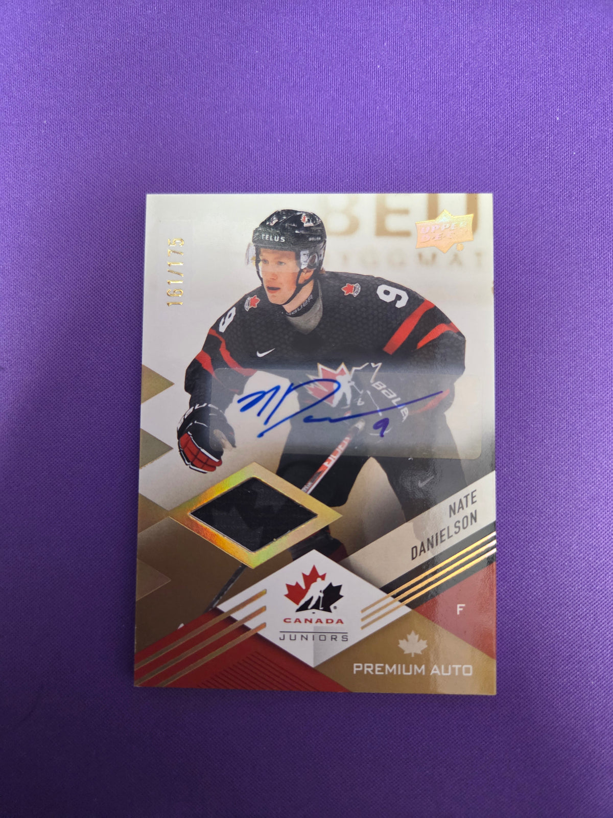 Nate Danielson #46 161/175 Premium Auto