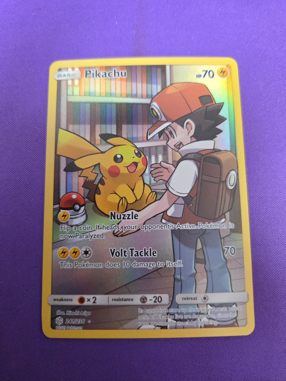 Pikachu (Secret) (241)/236 Secret Rare Holofoil (Cabinet-NM)