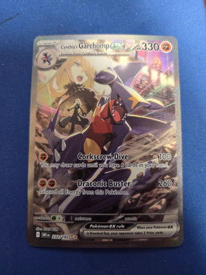 Cynthia's Garchomp ex - 232/182 (232) Special Illustration Rare Holofoil (Cabinet-NM)