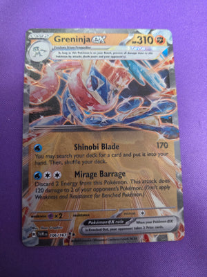 Greninja ex (GameStop Metal Card) (106) Double Rare (cabinet-nm)