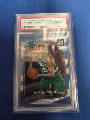 Psa 10 Jayson Tatum #198 Rookie Panini Donruss Optic (Cabinet)