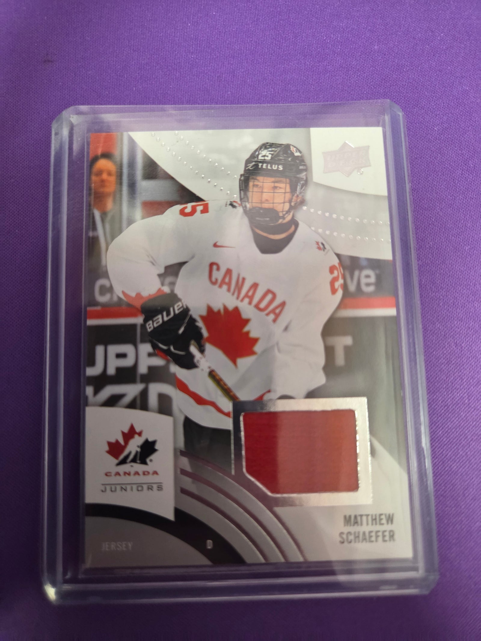 Matthew Schaefer #38 Team Canada Rookie Card (cabinet-NM)