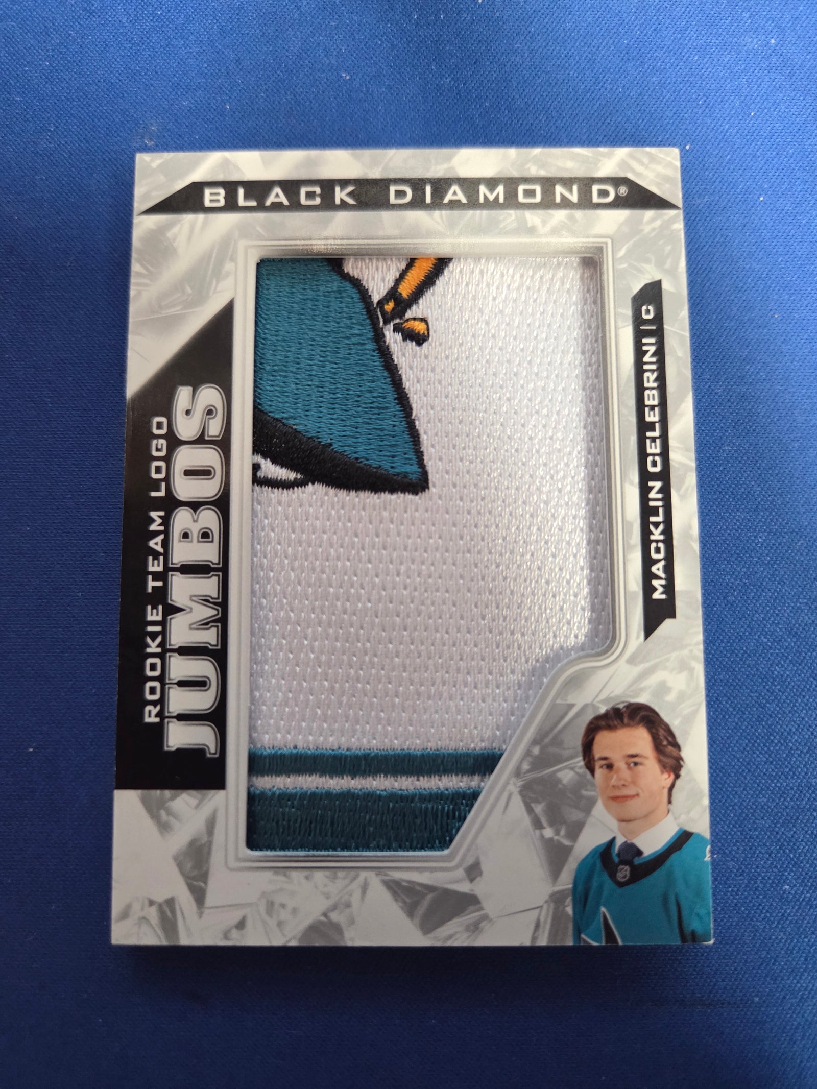 Macklin Celebrini Rookie Team Logo Jumbos #RTL-MC (Cabinet-NM)
