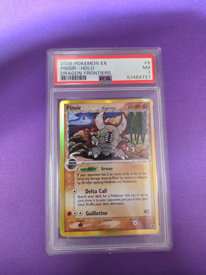 PSA 7 Pinsir ex Holo #9 Dragon Frontiers