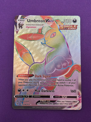 Umbreon VMAX (Secret) (214)/203 Secret Rare Holofoil (Cabinet-NM)
