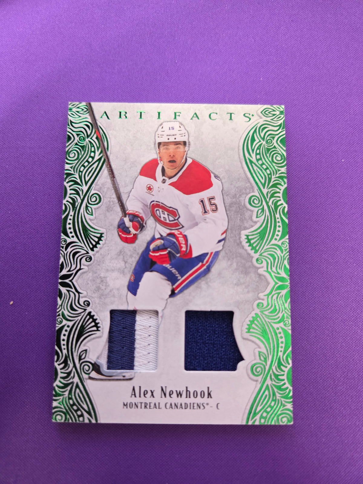 Alex Newhook [Emerald Material] #90 51/65 (cabinet)