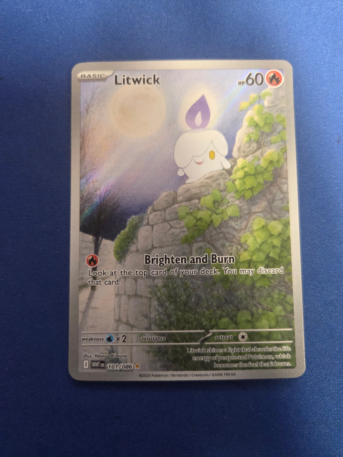 Litwick - 101/086 (101) Illustration Rare Holofoil (Cabinet-NM)