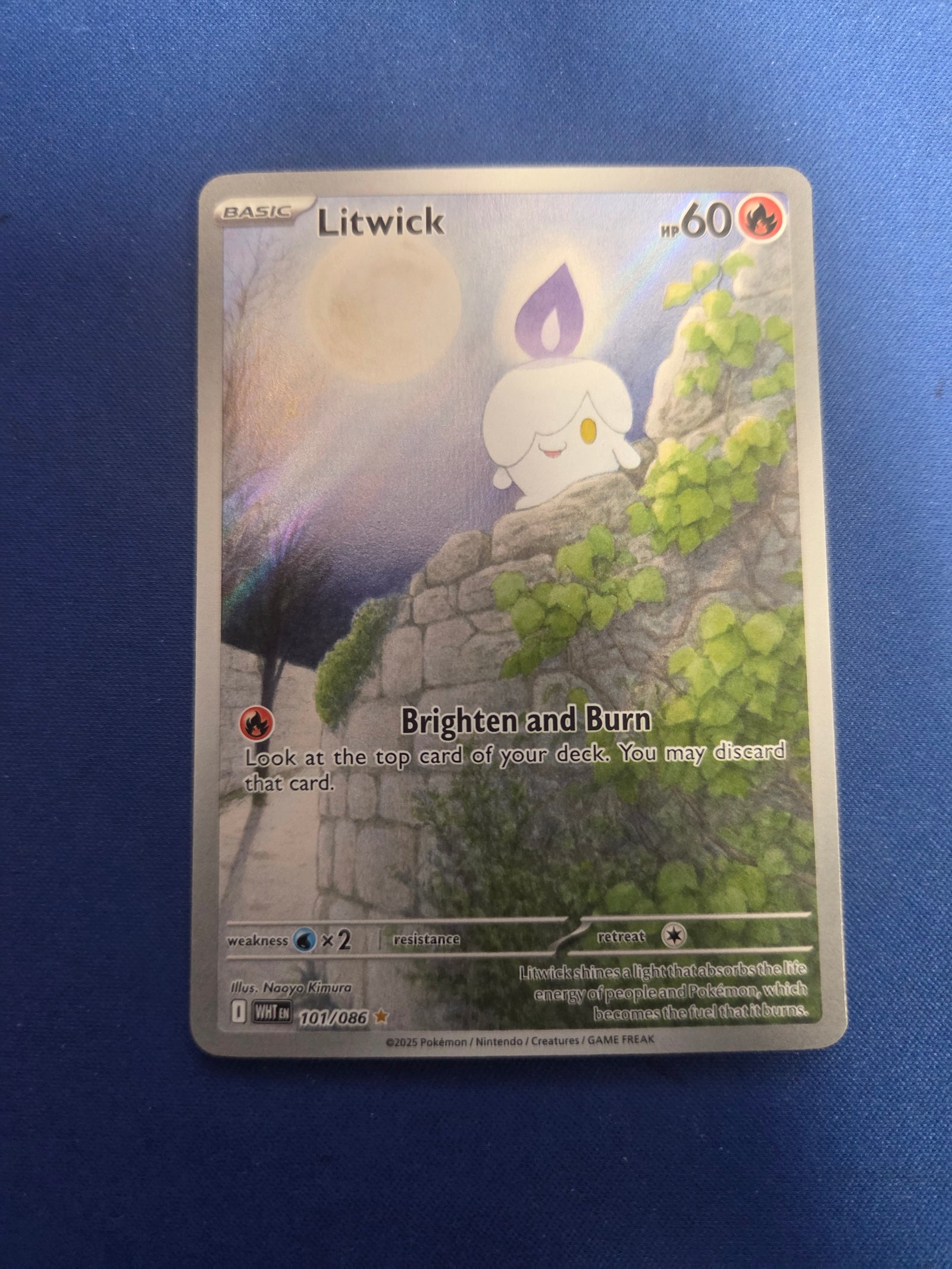 Litwick - 101/086 (101) Illustration Rare Holofoil (Cabinet-NM)