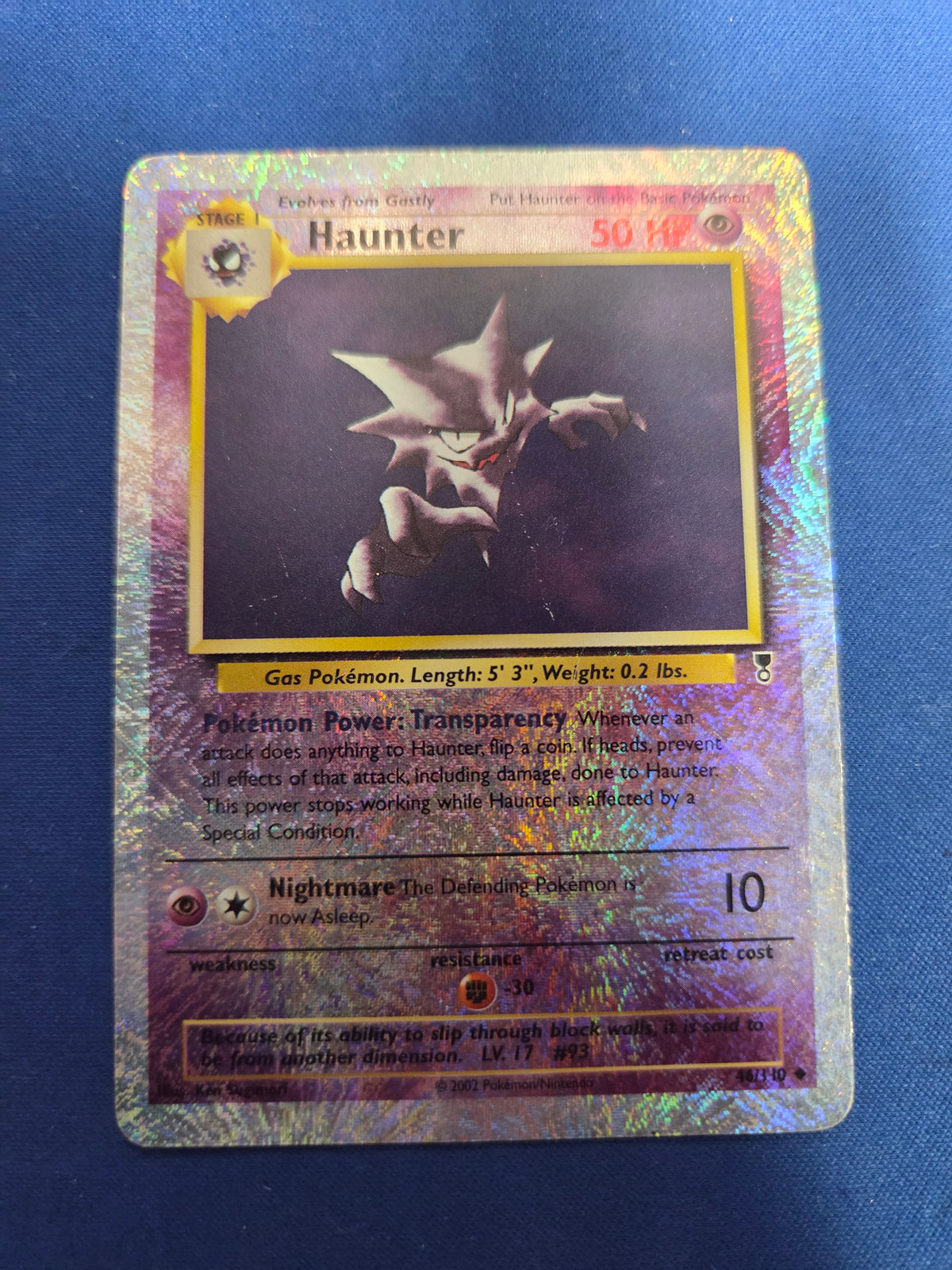 Lightly Played Haunter (46)/110 Uncommon Reverse Holofoil (Cabinet-LP)