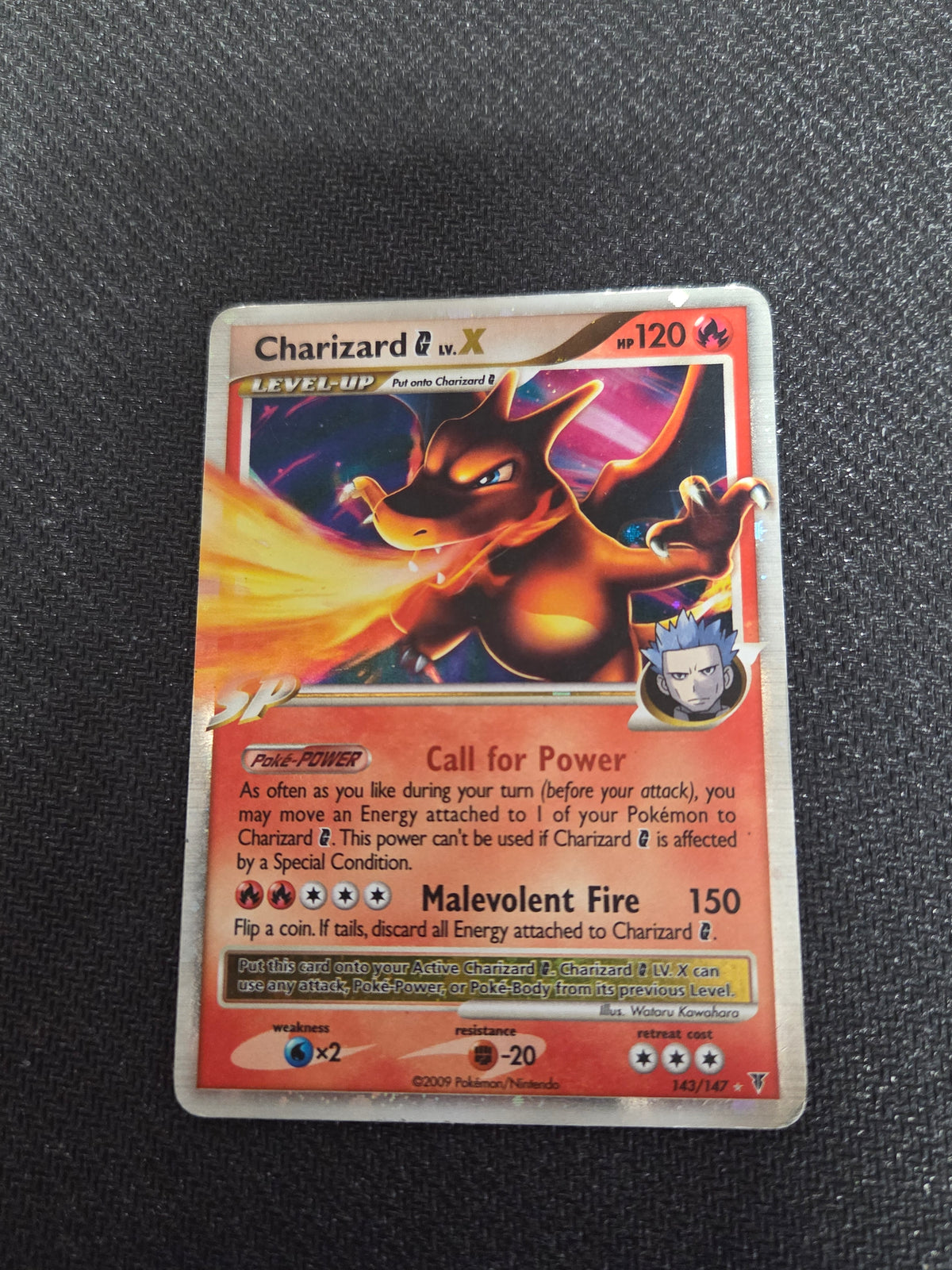 Heavily Played Charizard G Lv.X (143)/147 Ultra Rare Holofoil (Cabinet-HP)