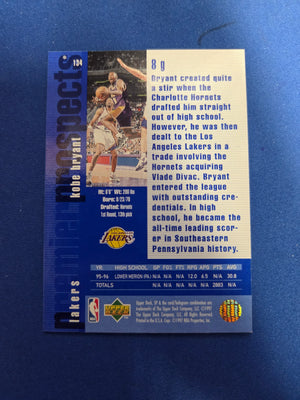 Kobe Bryant Premier Prospects #134 Rookie